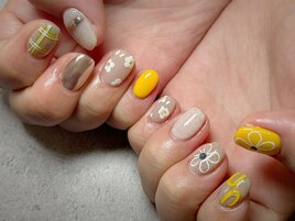 ポップ系ネイル