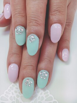 ネイルサロン ティアラリュクス 市川北口店(Tiara Luxe)/パステルネイル