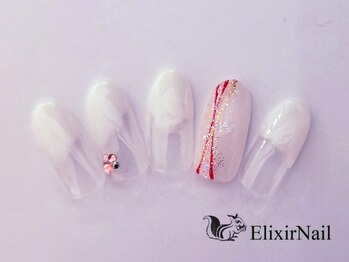 エリクサーネイル 神田(Elixir Nail)/シンプル/クーポン使用