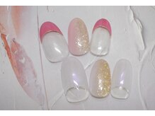 ネイルサロン ブリオン(Nail Salon Bullion)/ふんわり縦グラネイル