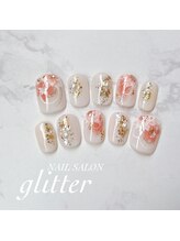 ネイルサロン グリッター(NAIL SALON glitter)/成人式オーダーネイルチップ