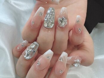 ウィッシュネイル 名古屋店(Ｗish Ｎail)の写真/【スカルプ■90分アートし放題11000円(オフ/ケア込)※写真】自爪にコンプレックスがある方にも◎矢場町/栄