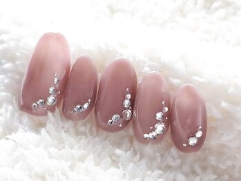 シンプルストーンネイル