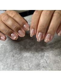 きらきらフラッシュネイル