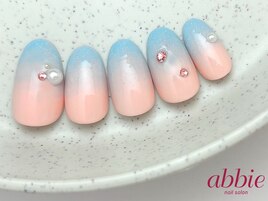 ピーチブルーグラデ[A]¥8250