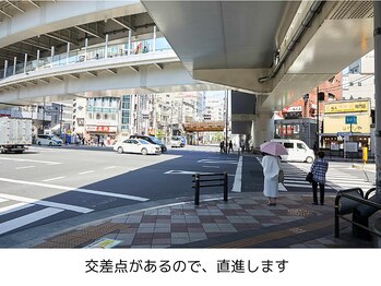 ルピナス整体院/JR西日暮里駅からの道順２