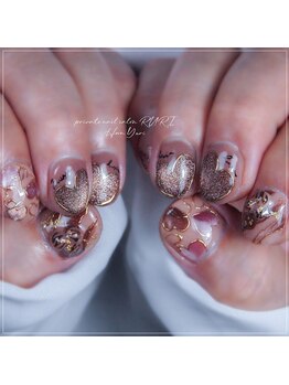 瑠璃(RURI)/バレンタイン持ち込みネイル