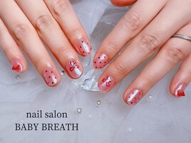 持ち込み☆バレンタインネイル