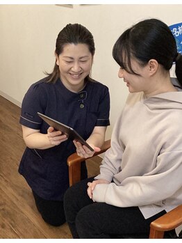 整体院リフィール/カウンセリングの様子