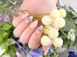 カラフルたらしこみnail