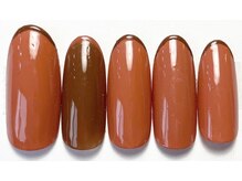 ヘアーアンドネイル ルシア(Hair&Nail Lucia)/秋のスキニーフレンチネイル