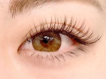 ラブリーアイズ ソーリスネイル(lovely eyes/solis nail)の写真/【オールブラウンで作る憧れの華やか外国人EYE♪】ナチュラル派の方には自然な仕上がりカラーMIXもオススメ