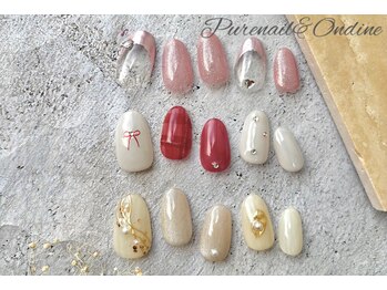 ピュアネイルアンドオンディーヌ/定額ミドルデザイン