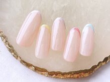 ネイルサロンフォーユー(for u)/スキニーフレンチ￥6980