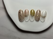 スパイス ネイルズ アンド スパ 玉川高島屋SC店(SPICE NAILS&SPA)/basicアート ¥11000