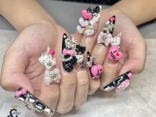 アンドネイル(AND Nail)の雰囲気（長さ出しロング＋パーツ付け放題OPEN価格で¥14000→¥12000）