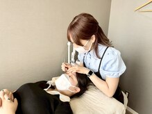 【ご来店当日の雰囲気】ゆったりとくつろげる個室での施術