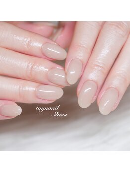 フィルインの爪に優しいネイル