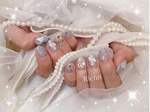 ネイルアンドまつげエクステ リッチエイト 原宿店(Rich8)/定額★リボン＆レースネイル