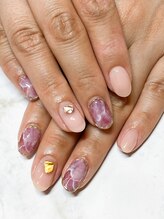 モニカ(Monica)/天然石風ネイル♪