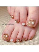 ラドール(La Dhole)/【フット】お花nail