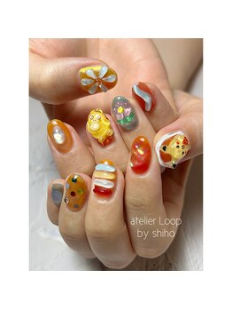 アトリエループ(atelier Loop by shiho)/キャラパーツネイル