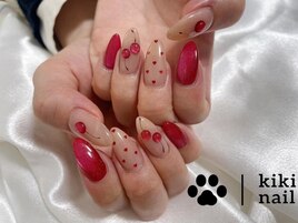 1.2月定額B/さくらんぼネイル