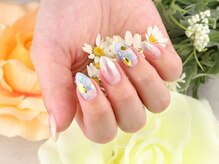 ソウ 難波店 nail salon Sou/ブルー個性派nail