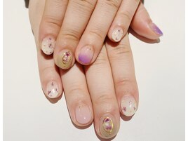 押し花ネイル