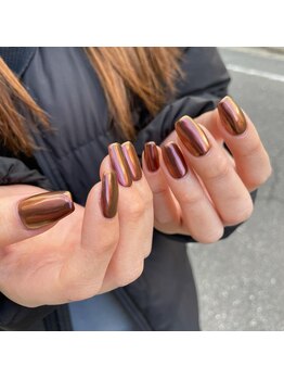 ハラジュクネイルズ(harajukunails)/ミラーワンカラーコース