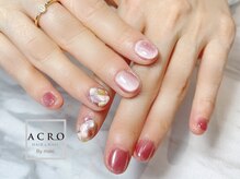 アクロネイル アンド アイ(ACRO NAIL&EYE)/春色マグネットネイル