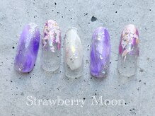 サロンストロベリームーン(Salon Strawberry Moon)/梅雨ネイル　￥7980