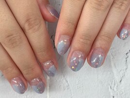 【森】梅雨カラーネイル