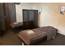 オリーブ 深谷花園店(Olive)の雰囲気（施術ルーム 間仕切りによる半個室空間でゆったりリラックス♪）