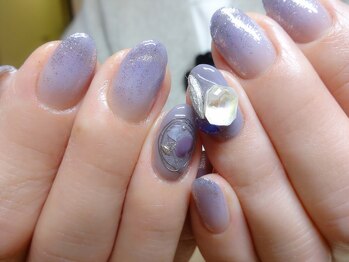 アミュリー ネイル アトリエ(Amury nail atelier)/パープルグラデーションネイル☆