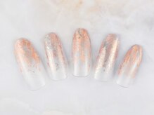 ネイルプラザ 河原町OPA店(NAIL PLAZA)/ピンクホイルネイル☆