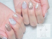 オトナネイル(otona nail)/大理石柄上品系ニュアンスネイル