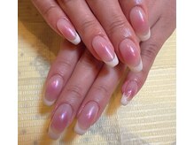 ザ ネイル エビス(The Nail ebisu)/チークフレンチネイル