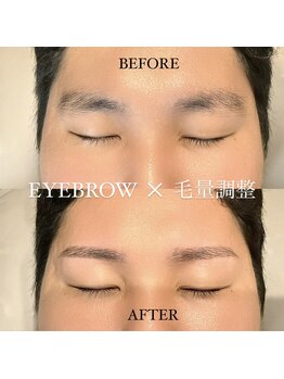 ザ ビー(THE_B)/【毛量調整＋眉毛スタイリング】