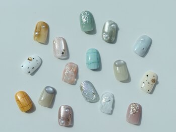 マーレネイル 高槻店(mare nail)/7,8月 定額2本アート