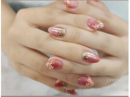 マグ×お花ネイル♪