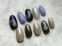 ピアシェ(Piache)/クリスマスアートネイルサンプル