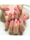 タイダイニュアンスネイル