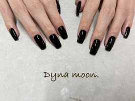 ブラックワンカラーネイル