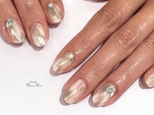 パラジェル認定サロン メールメール 池袋店(MereMer)/ニュアンスアート ゴールド