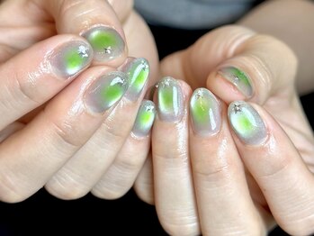 アイネイルズ 天神今泉店(I-nails)/【hinako.t】個性派チーク