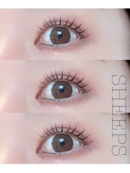 シープス(SHEEPS)/コーティング剤で束間まつ毛