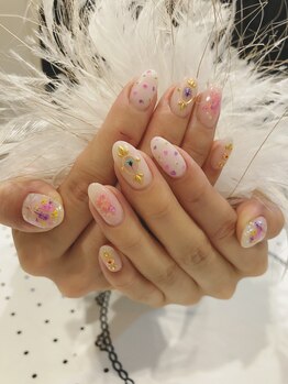 サロンドティアラ(salon de tiara)/押し花ネイル☆