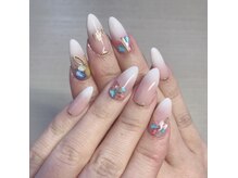 リノネイル(LINO NAIL)の雰囲気（人気のエアブラシグラデーション！時短！綺麗！￥5500(パーツ別)）