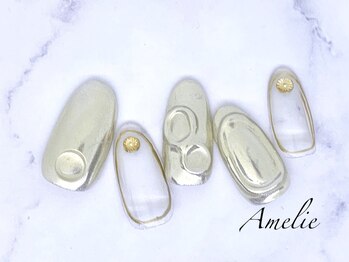 アメリ(Amelie)/ミラーネイル/ニュアンス